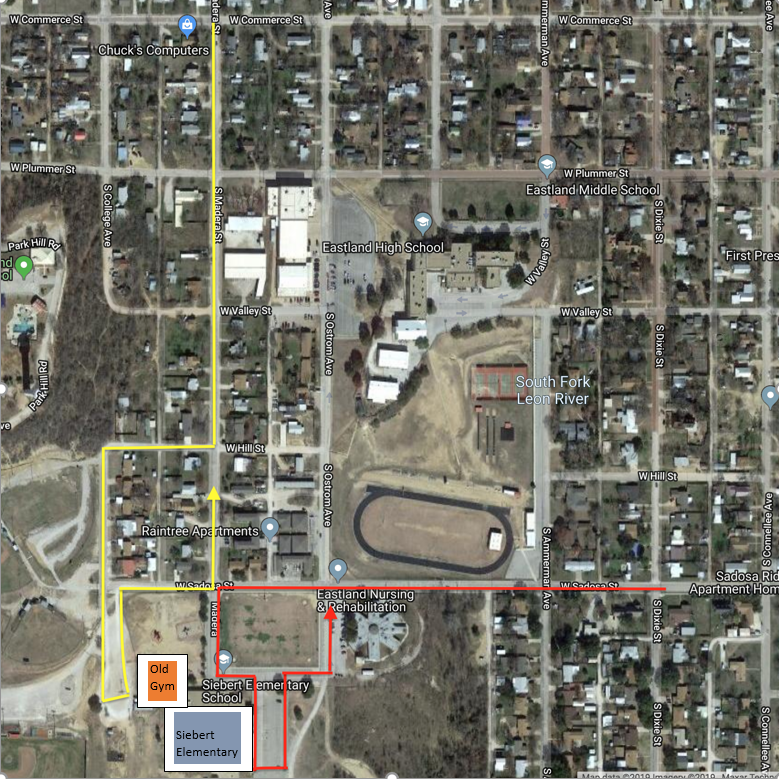 Siebert Elementary Pick-Up Route and Traffic Plan