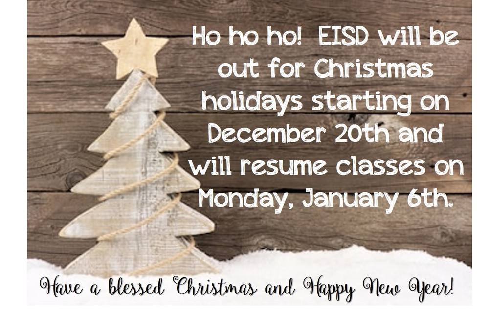 Christmas Holiday Break