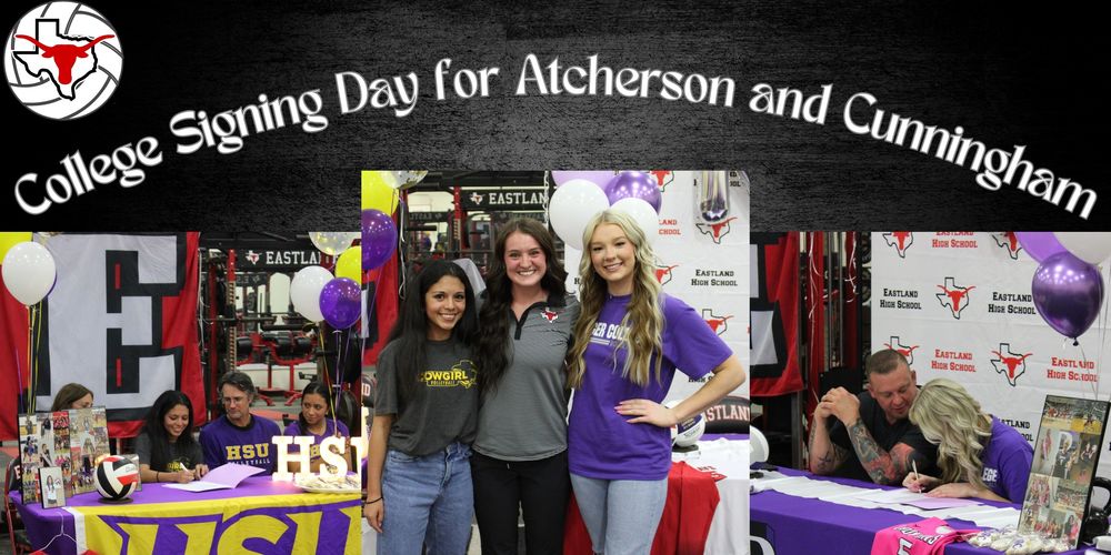 College Signing Day for Atcherson and Cunningham