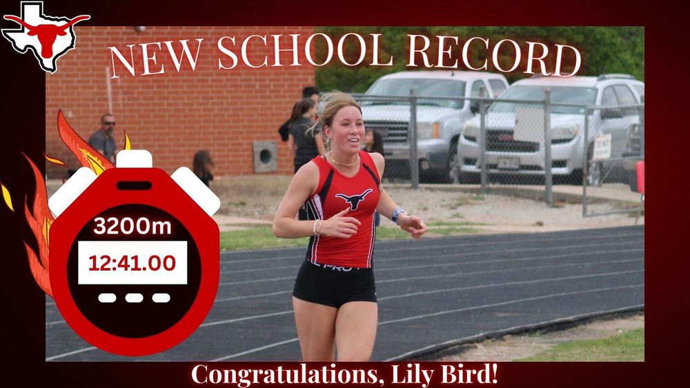 Lily Bird Sets New School Record for 3200m!