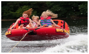 First Place Family Prize - Water Tubing with Coach Johnson