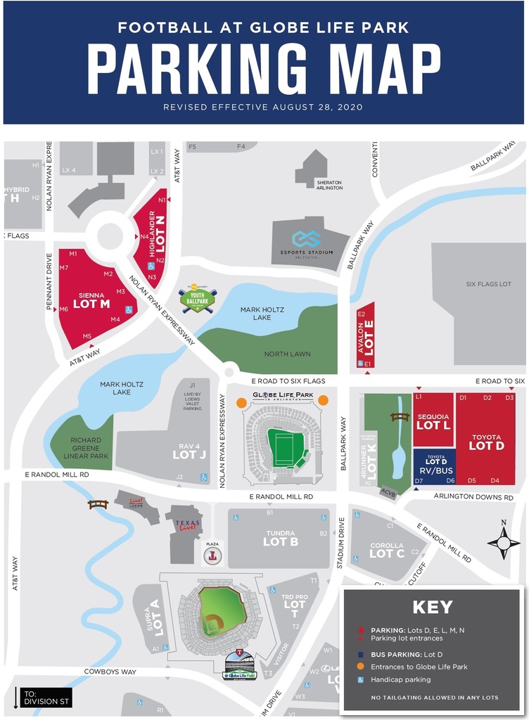 Globe Life Field Parking Map 2024 Schedule - Aimee Atlante