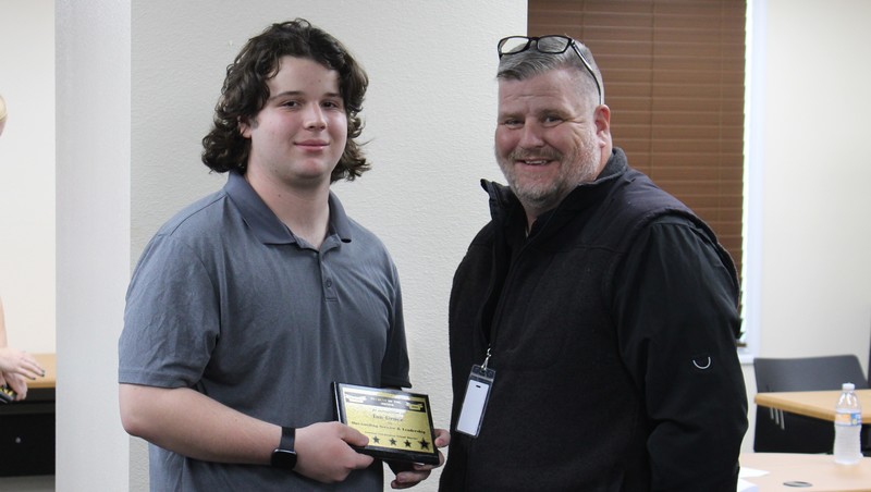 Ian Groce Awarded February Student of the Month