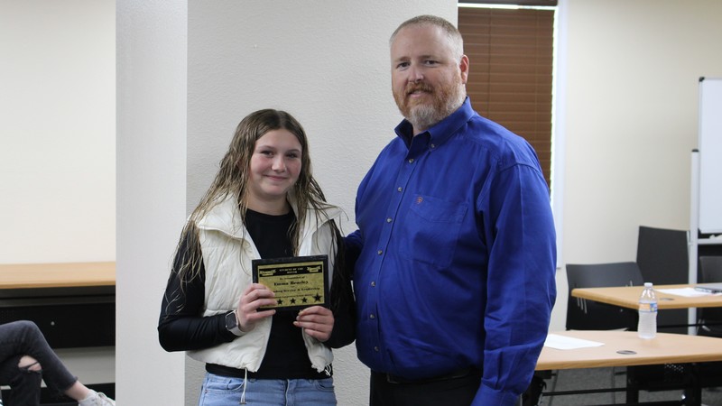 Emma Beasley Awarded February Student of the Month